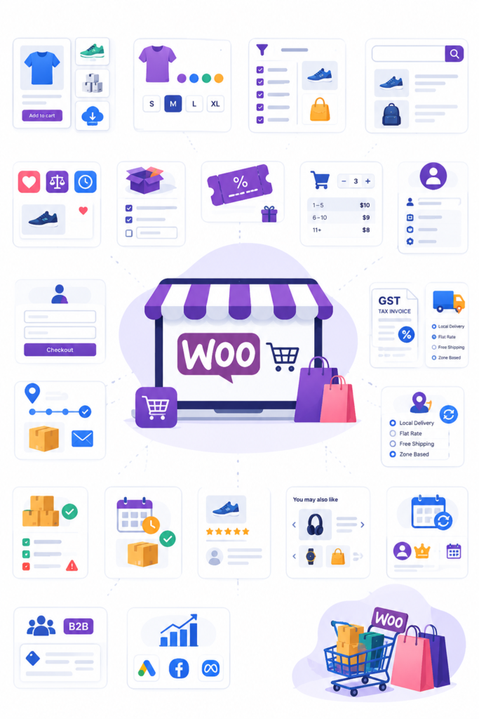 Budget Website Design WooCommerce Features